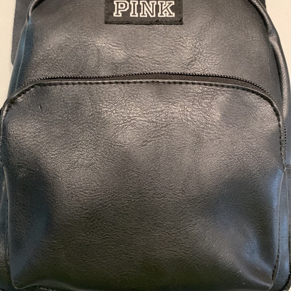 PINK Black mini backpack - Picture 2 of 11